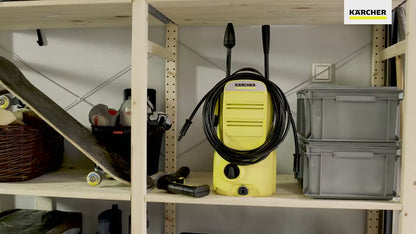 ماكينة غسيل ضغط عالي كارشر K 2 Compact Home – مع طقم تنظيف الأرضيات
