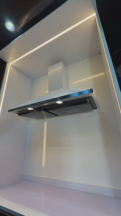 شفاط مطبخ هرمي بيست إير (best air) KLS4X 9024PB INOX
