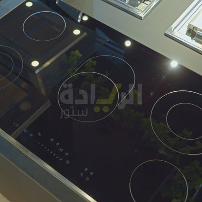 بوتاجاز كهرباء بلت إن إلبا – 90 سم – 5 شعلات – زجاج سيراميك – تحكم باللمس - موديل - EVC905XF