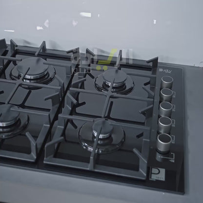 بوتاجاز بلت إن غاز بيورتي – 90 سم – 5 شعلات – إشعال ذاتي – موديل - HPT905G