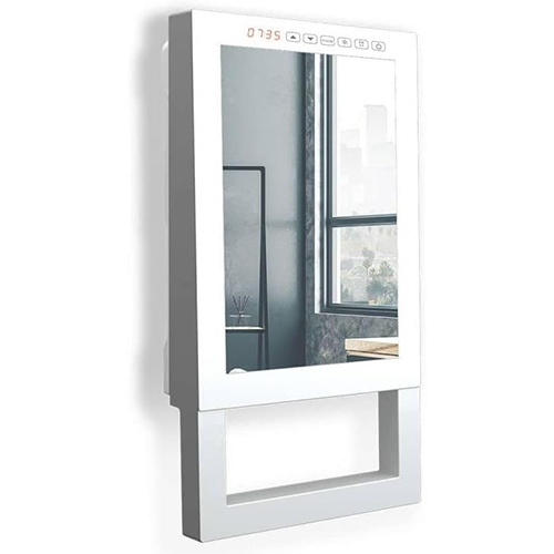 ريديالايت دفاية حمام رقمية – شاشة ديجيتال تعمل باللمس 1800 وات مع حامل مناشف – موديل – QUADRO