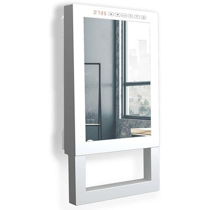 ريديالايت دفاية حمام رقمية – شاشة ديجيتال تعمل باللمس 1800 وات مع حامل مناشف – موديل – QUADRO