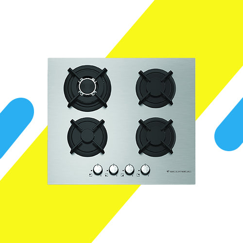 مسطح بلت إن إيكوماتيك غاز – 60 سم – 4 شعلات غاز – ستانلس ستيل – موديل – S603RC