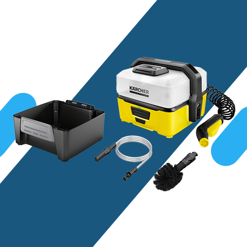 غسالة كارشر متنقلة بسعة 4 لترات - موديل KARCHER OC3 Adventure Box