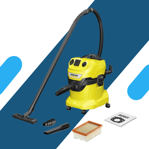كارشر مكنسة كهربائية رطبة وجافة 1100 وات KARCHER WD4